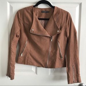 Petite Suedette Biker Jacket ✨